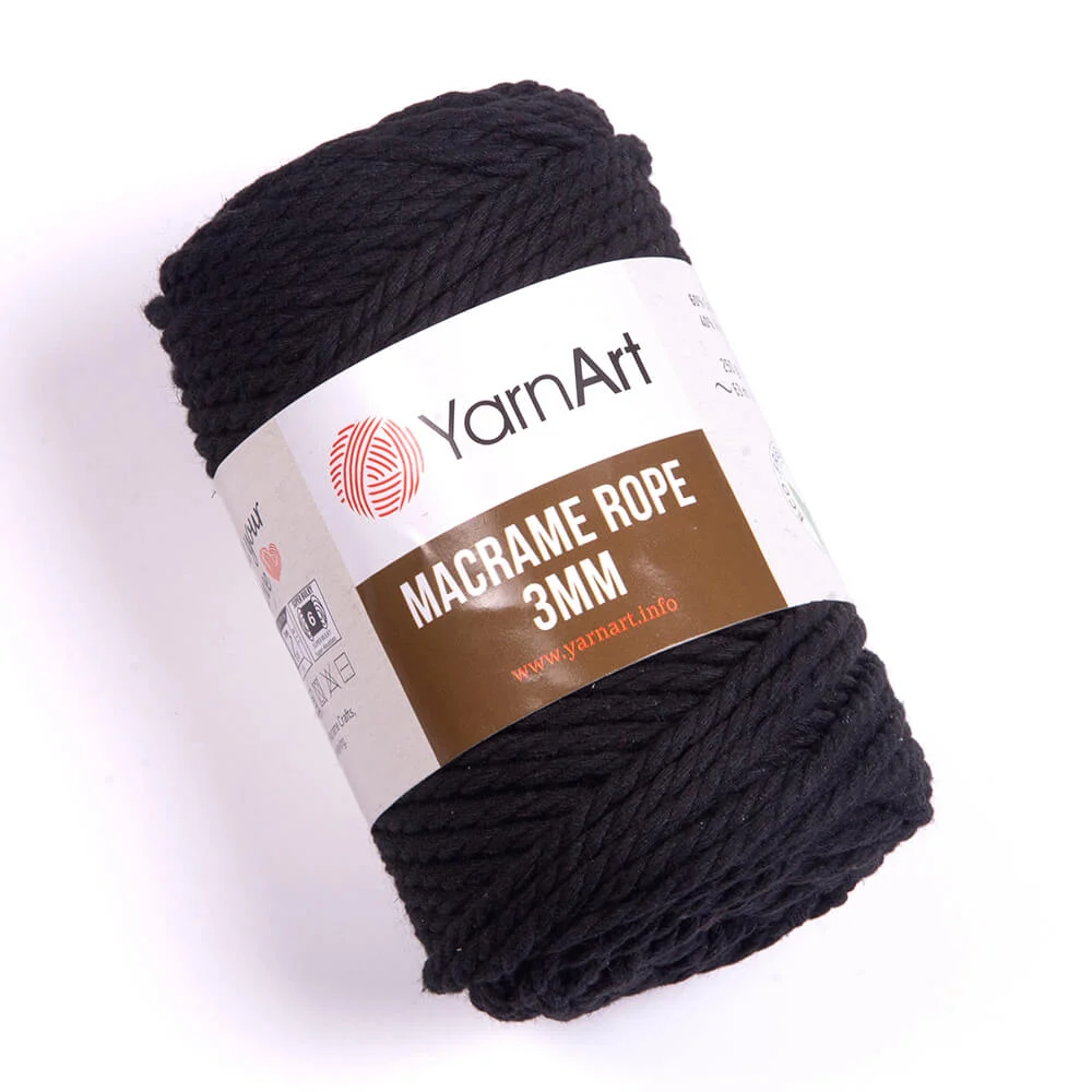 Macrame Rope 3mm — example colourway