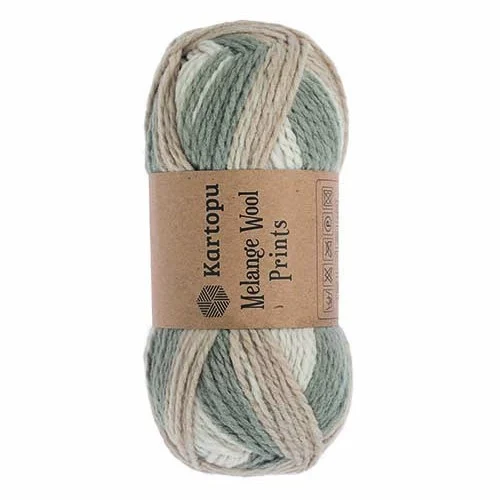 Melange Wool Prints — example colourway